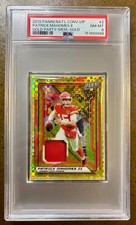2019 Patrick Mahomes Nat'l Conv VIP Gold Party #2 Player Worn Patch /5 Rare picture