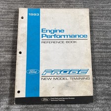 Vintage 1993 Engine Performance Reference Book Probe Ford Training Manual PB picture