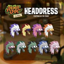 Animal Jam Classic (AJC) | Rare Headdress (READ DESCRIPTION BEFORE BUYING) picture