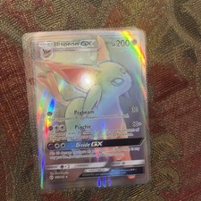 Pokémon TCG Espeon GX 152/149 SM Base Set Secret Rare Full Art Holo Card picture