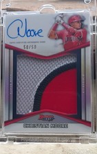 2025 Bowman's Best - Prospect Patch Autographs Christian Moore /50 #PPA-CM  picture