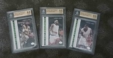 2003 Upper Deck Top Prospects Lebron James UD Promo BGS 9.5 Gem Mint 3 Card Set picture