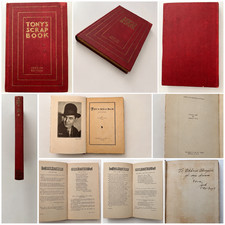 Tony’s Scrap Book 1933-34 Edition Anthony Wons HC Poetry Humor Vintage 1933 picture