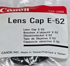 New OEM Front Lens Cap Canon FD 50 mm f1.8 1:1.8 & FD 50MM 1:1.4 Lens (52mm) E52 picture
