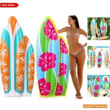 Tropical Inflatable Surfboard Set - 4 Pieces for Hawaiian Luau & Beach Events picture