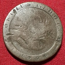 1798 Isle Of Man 1/2 Penny - George III - British Crown Dependencies - KM#10 picture