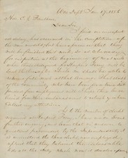JEFFERSON DAVIS (CONFEDERATE STATES OF AMERICA) - MANUSCRIPT LETTER SIGNED picture