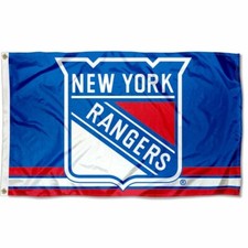 NEW YORK RANGERS 3'X5' FLAG/BANNER **100% FULL COLOR ON BOTH SIDES OF FLAG** picture