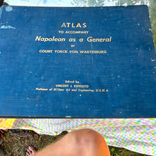 Atlas to Accompany Napoleon as a General HC Illustrated Ex Libris 1955 picture