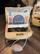 Zodiac Horoscope Wooden Boxes Crystal Necklace Starter Kits picture