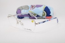 NEW VERA BRADLEY FAE BUTTERFLY BY SILVER BLUE AUTHENTIC EYEGLASSES 53-16 picture