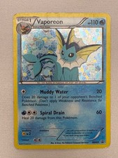 VAPOREON BW89 HOLO PROMO BLACK AND WHITE PROMO POKEMON HP picture