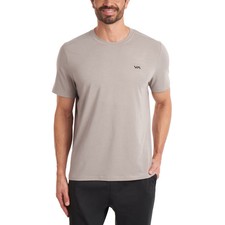 RVCA Men's Performance Active Tee 4 Way Stretch Workout Gym Shirt NWT Blue Black picture
