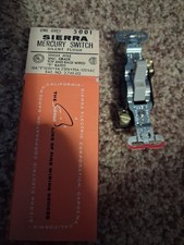 New Vintage Sierra Electric Co Switch Quiet Toggle Single Pole 5011 picture