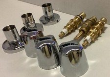 Non OEM New Style Ceramic Stems Pfister 3 Handle Tub And Shower Trim Kit. picture