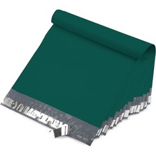 10X13 M4-1000pcs POLY MAILERS SHIPPING ENVELOPES PLASTIC BAGS-Green picture