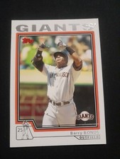 Rare 2004 Topps Traded #T221 Barry Bonds Card picture