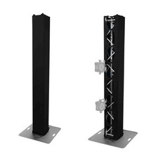 2 Prox 8.20 Ft Black DJ Box Truss Cover Scrim 3 side Coverage picture