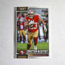 2026 Topps Christian McCaffrey [Base] Flagship #186 San Francisco 49ers 🏈💥 picture