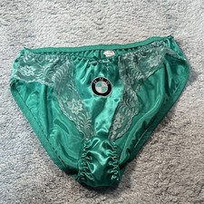 VTG Victoria's Secret Panties Medium Satin SZ 6 Hong Kong BWM Automotive NWOT picture