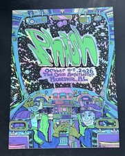 Phish FOIL poster Orion amphitheater Huntsville Alabama print 2026 Fall tour picture