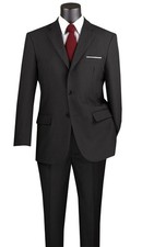 Lucci by Vinci Men's Regular Fit 2-Piece Solid Color Suit picture