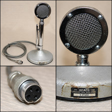 Vintage Astatic D-104 Microphone G Stand Chrome CB Ham Radio 4-Pin Plug USA picture