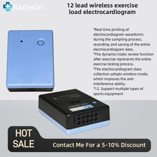 12-Lead Wireless Exercise Stress ECG Transmitter Test System + Software picture
