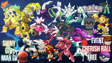 ✨EVENT 20 SHINY ALPHA LEGENDARIES CHERISH BALL✨MAX 6IV EV⭐POKEMON LEGENDS ZA picture