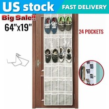Over The Door Shoe Organizer Rack Hanging Storage Holder Hanger Bag Closet picture