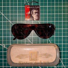Vintage Original Bruce Lee Style Aviator Sunglasses 60s 70s Japan picture