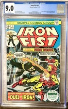 Iron Fist 1 CGC 9.0 Clasic Iron Fist Vs Iron Man Cover picture