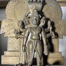 Hindu Alter Statue Bronze 1700s Museum Quality picture