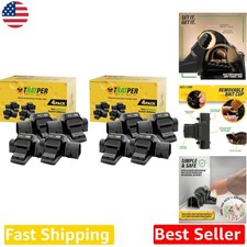 Heavy-Duty Rat Traps 8 Pack - Safe Dual Tunnel Design, Indoor/Outdoor Humane ... picture