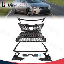 Fit 2014-2017 Lexus CT200H Front Bumper Grille W/Trim Black Set 5311176040 picture