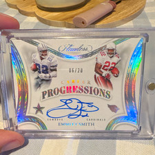 Panini 2025 Flawless Career Progressions Silver Emmitt Smith Auto /20 CP-ESH picture
