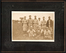 c. 1900s Baseball Cabinet Card Photo, 