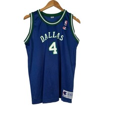 Champion Dallas Mavericks Michael Finley 4 Jersey Vintage 90’s Youth XL 18-20 picture