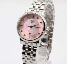 Tissot 30MM Carson Quartz Pink Mother Pearl Dial Ladies Watch T122.210.11.159.00 picture