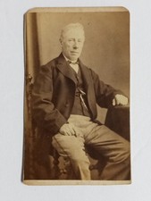 CDV Victorian Portrait Photograph Seated Man H.PH. J. SCHUITEN Amsterdam picture