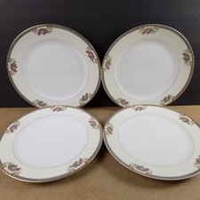 4 Noritake Grasmere Dinner Plates 9-7/8