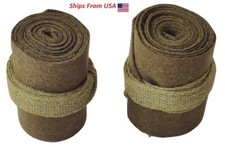 WW1 US Army Putties / M1910 Leggings Wraps -Reproduction British WW1 Long Puttee picture