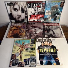 Vintage Kurt Cobain Death Issue Magazines Lot of 8 Guitar, People, Details & AP picture