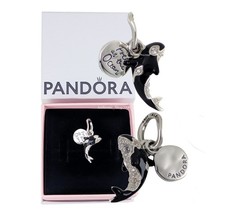 New 100% Authentic PANDORA 925 Ale Free As The Ocean Orca Whale Charm 794683C01 picture