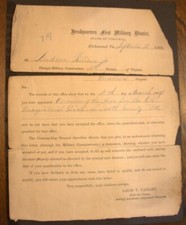 Historical document, Appointment of Overseer of the Poor, dated 1869 picture