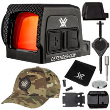 Vortex Optics Defender-CCW Enclosed Solar Micro Red Dot w/ Free Vortex Camo Cap picture