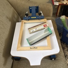 Screen Print Vevor Press 1 Station & Wood Frame & Squeegees,   picture