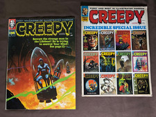 CREEPY # 34 48 (1970 1972 Warren Publishing) Back Cvr Homage to #1  VF+/Fine+ picture