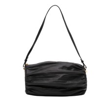LOEWE Pleated Nappa Bracelet Pouch Pre-Loved Black picture