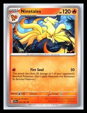 Ninetails 017/191 Surging Sparks Non Holo Pokemon Card English LP picture